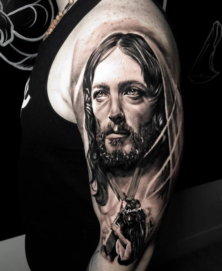 significado de tatuarse a jesucristo - cristo tattoo - tatuaje de jesucristo
